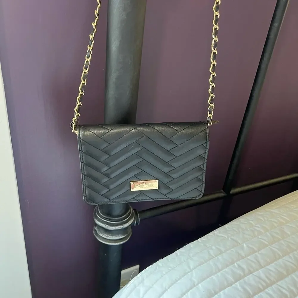 Bebe Small Black Crossbody
